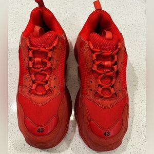 Balenciaga Triple S Red Clear Sole
